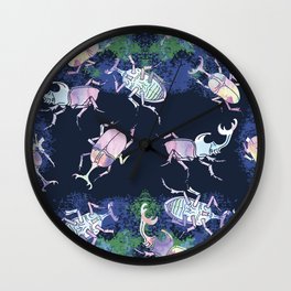 Rhinoceros Beetle Wall Clock