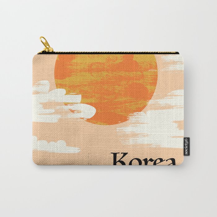 Korean Setting sun block art Carry-All Pouch