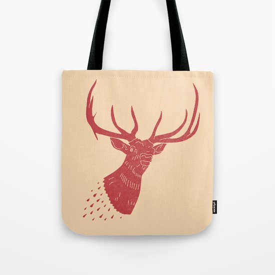 Taxidermied Elk Tote Bag