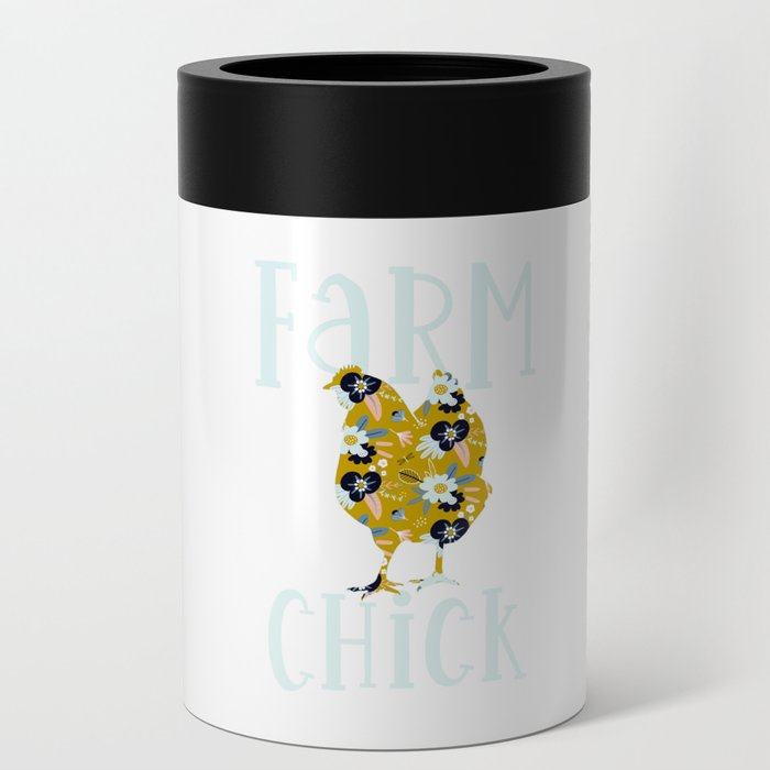Farm Chick Can Cooler
