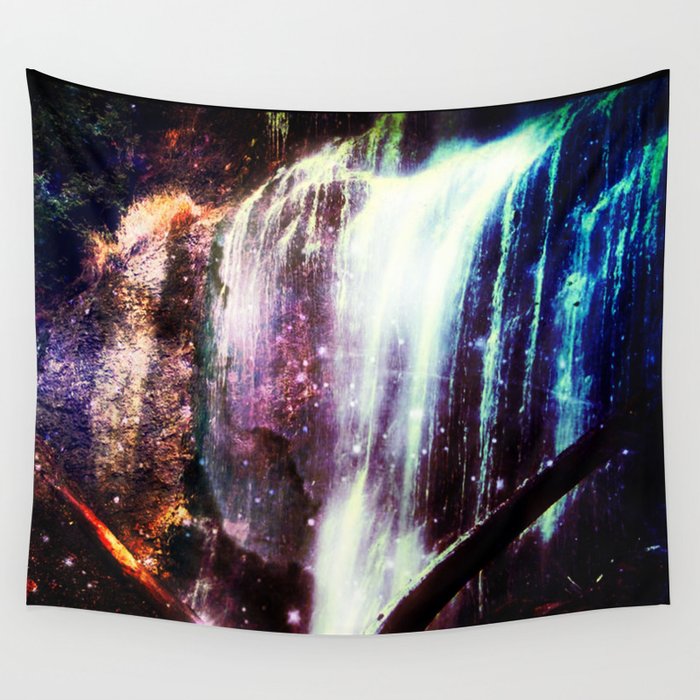 Waterfall Stars and Space Wall Tapestry by minx267 | Society6