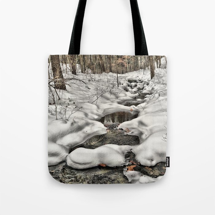 Marshmallow Snow Tote Bag