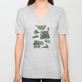 Geometric #1 V Neck T Shirt