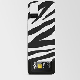 Zebra Animal Print Wild Black and white Striped Pattern Android Card Case