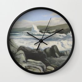 Tides at twilight Wall Clock