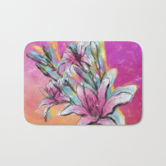 Colorful Spring mood Bath Mat