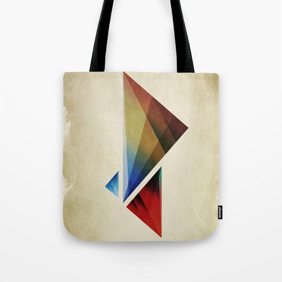 Triangularity Means We Dream in Geometric Colors Tote Bag