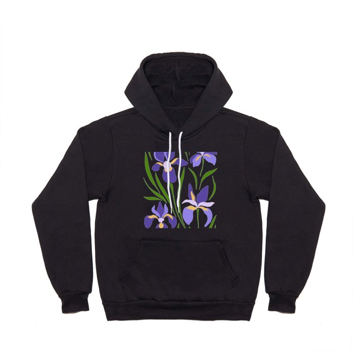 Iris Flower Gallery Hoody