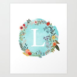 Personalized Letter Art Prints For Any Decor Style Society6 Are you looking for new iphone wallpapers with cute characters, messages and backgrounds? personalized letter art prints for any