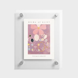 Hilma Af Klint Print The Ten Largest Poster Museum Exhibition Swedish Wall art Scandinavian Nordic Abstract Drawing Pink Danish Pastel Decor Floating Acrylic Print