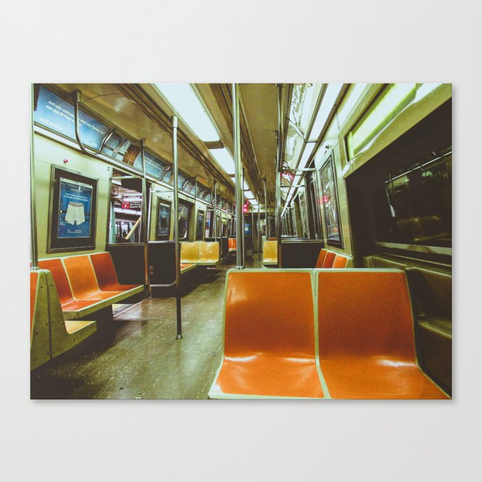 Subway 70s Canvas Print