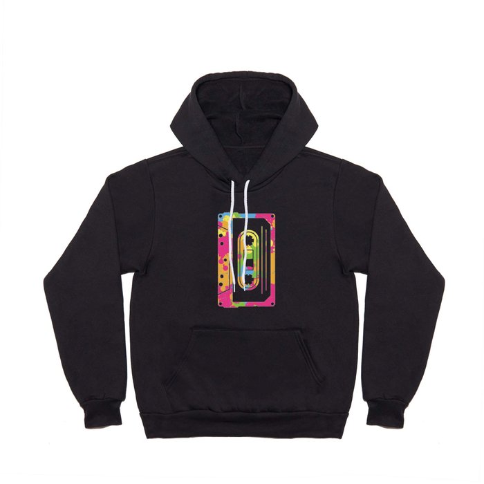 Colorful Retro Cassette Tape Hoody