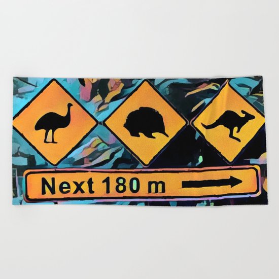 Animals Beach Towel