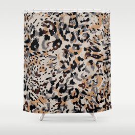 Leopard pattern, jaguar pattern, animal fur Shower Curtain