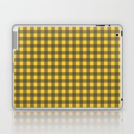 Yellow Plaid Laptop Skin