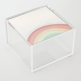 Try To Be a Rainbow Acrylic Box