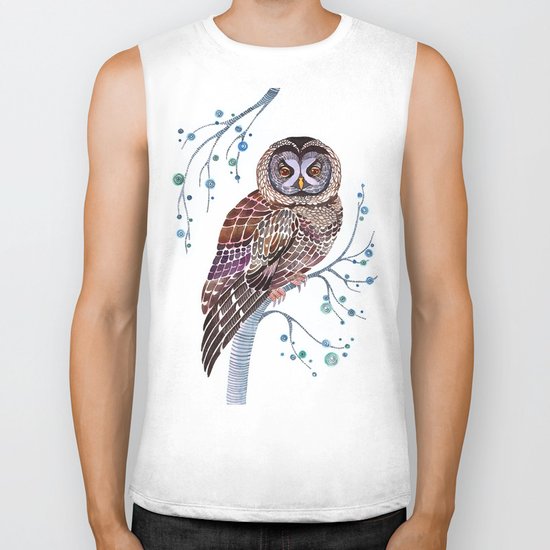 lacy owl Biker Tank