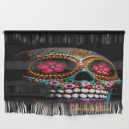 Colorful Calavera for the Day of the Dead Wall Hanging