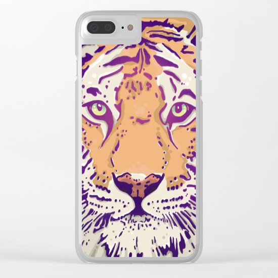 Green Eyes Clear iPhone Case