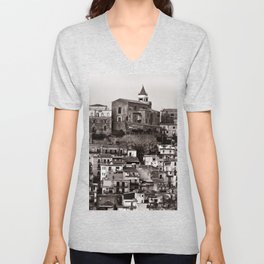 Urban Landscape of Sicily "VACANCY" zine V Neck T Shirt