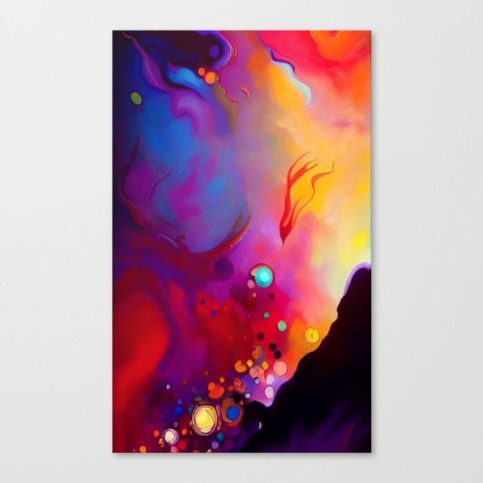Color Splash Canvas Print