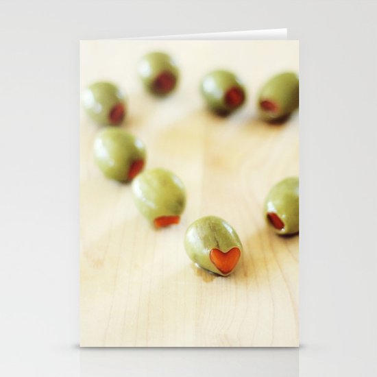 Olive You Stationery Cards