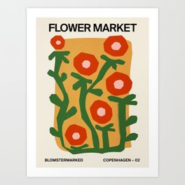 Flower Market II: Copenhagen | Matisse Edition Art Print