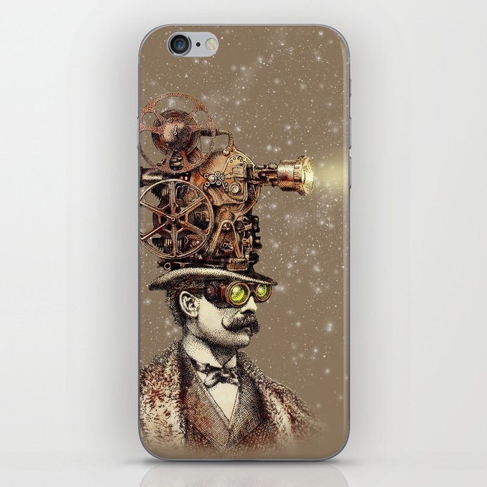 The Projectionist (sepia option) iPhone Skin