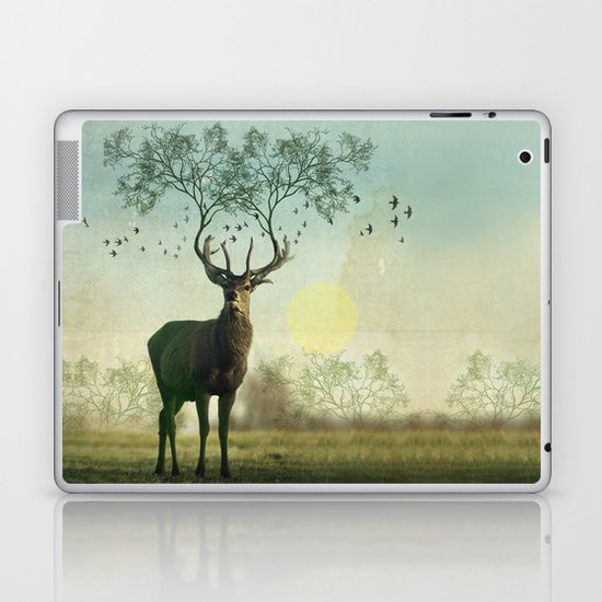 Evergreen Stage Horn Laptop & iPad Skin