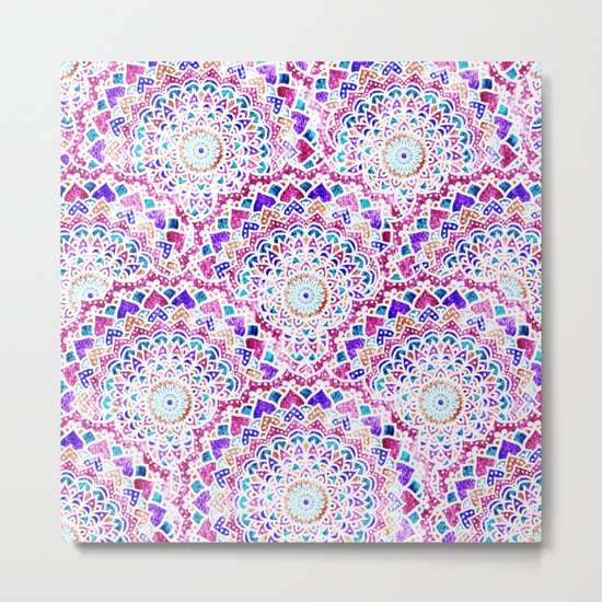 FESTIVAL MANDALAS Metal Print
