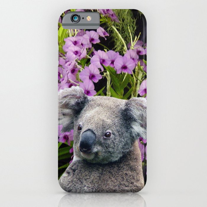 Koala and Orchids iPhone Case