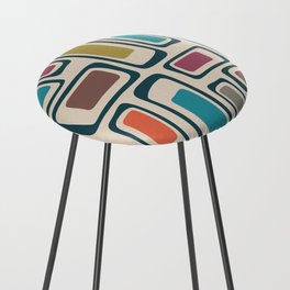 Mid Century Modern Abstract Composition 849 Counter Stool