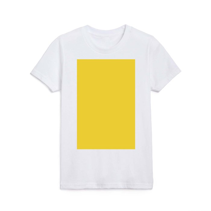 So Yellow Bright Sunny Solid Color Kids T Shirt