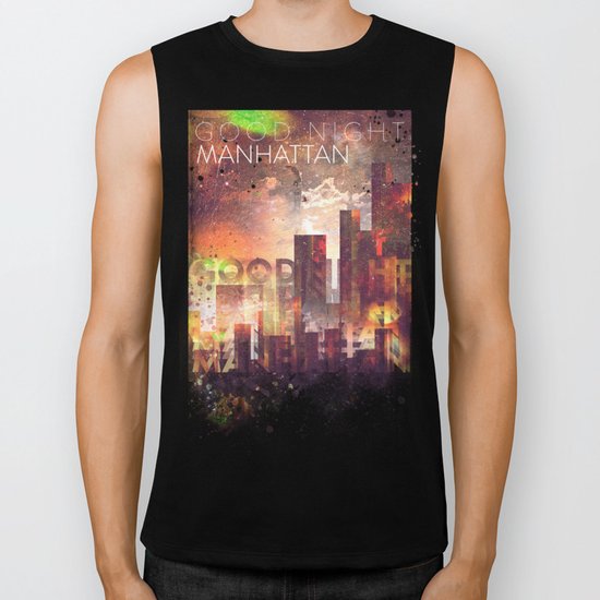 Good night Manhattan Biker Tank