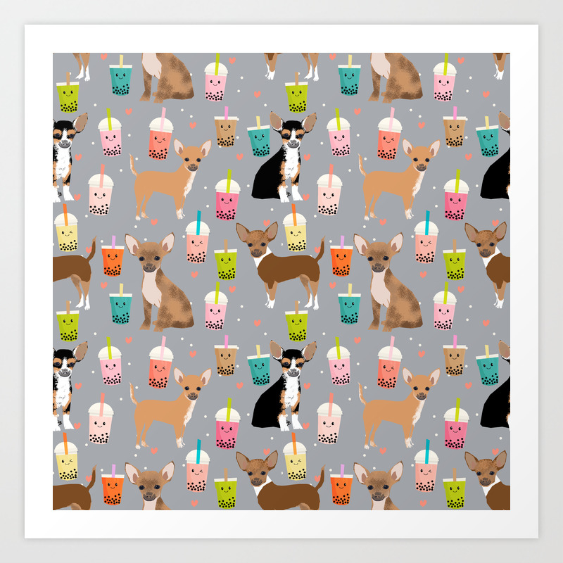 Chihuahua Bubble Tea Kawaii Boba Tea Cute Dog Breed Pattern Dog Art Chihuahuas Art Print By Petfriendly Society6 A fun asian influence hang out where you can binge on boba tea, snacks, and anime! chihuahua bubble tea kawaii boba tea cute dog breed pattern dog art chihuahuas art print by petfriendly