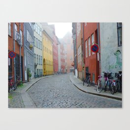 Color and Fog in Copenhagen Canvas Print