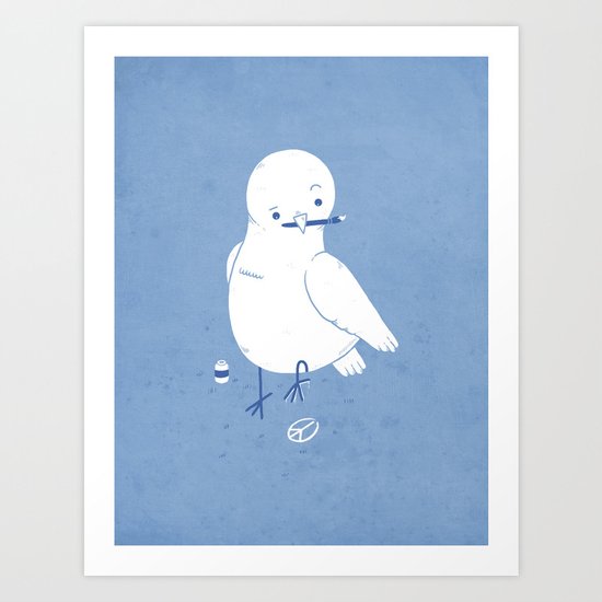 Peaceful painting Art Print