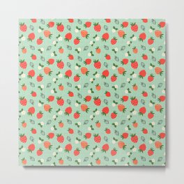 Strawberry Mix Metal Print