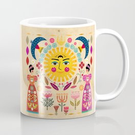 Folk Art Inspired By The Fabulous Frida Coffee Mug