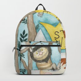 Stay wild // Where the wild things Backpack