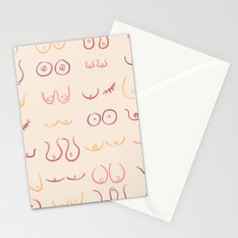Boobies Are Beautiful Stationery Card