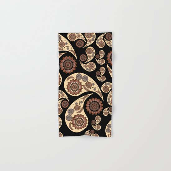 Paisley Pattern Hand & Bath Towel