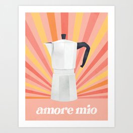 Amore Mio //  espresso coffee Art Print