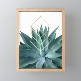 Agave geometrics Framed Mini Art Print