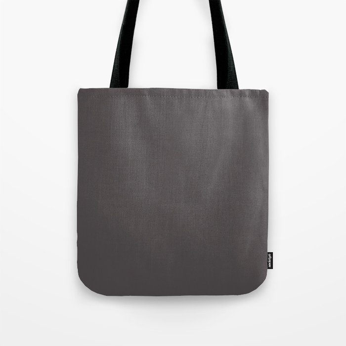 Solid Dark Gray Wolf Color Tote Bag