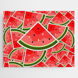 Tropical Watermelon Pattern Jigsaw Puzzle