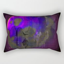 Purple Planet in Frame Rectangular Pillow