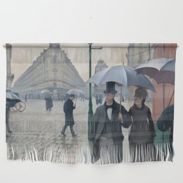 Paris Street Rainy Day (1877) Wall Hanging