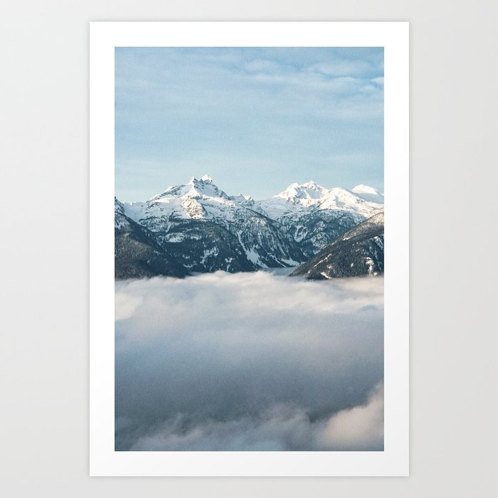 Monashee Mountains, Revelstoke 2 Art Print
