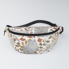 Watercolor Cats Fanny Pack